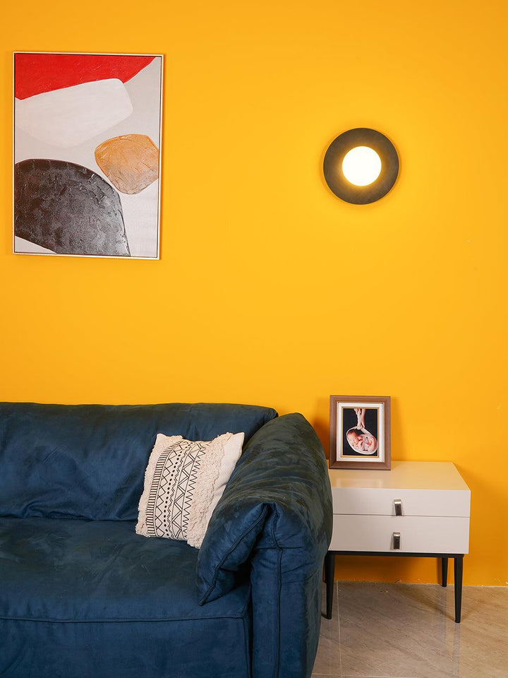 Round Glass Art Wall Lamp - Vakkerlight