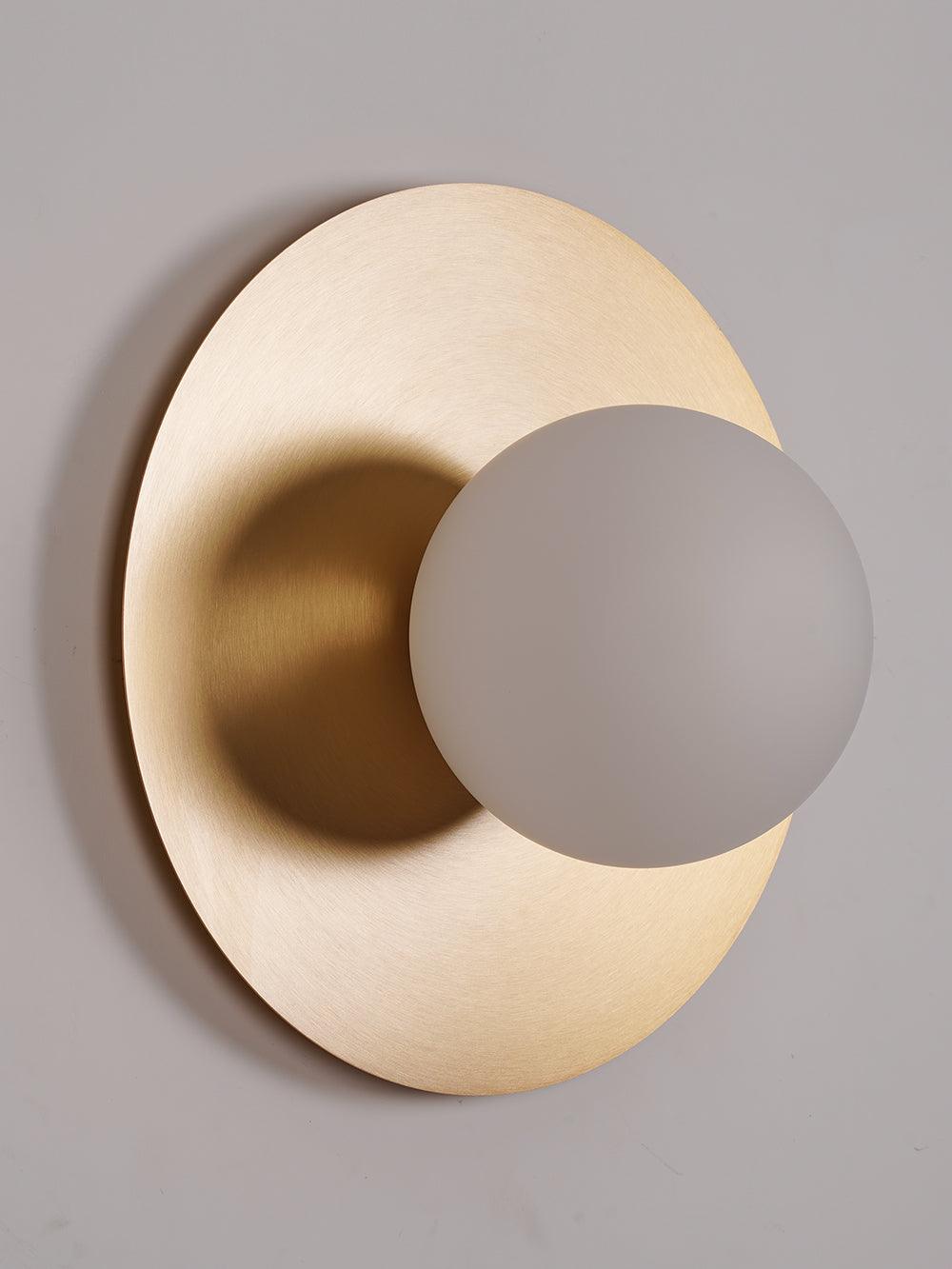 Round Glass Art Wall Lamp - Vakkerlight