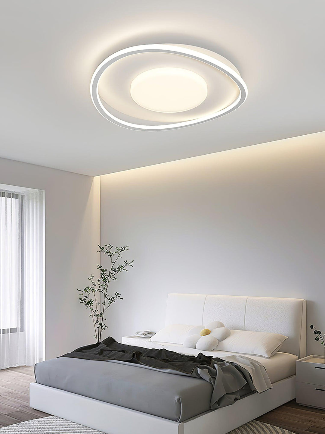 Minimalist Geometry LED Ceiling Light - Vakkerlight