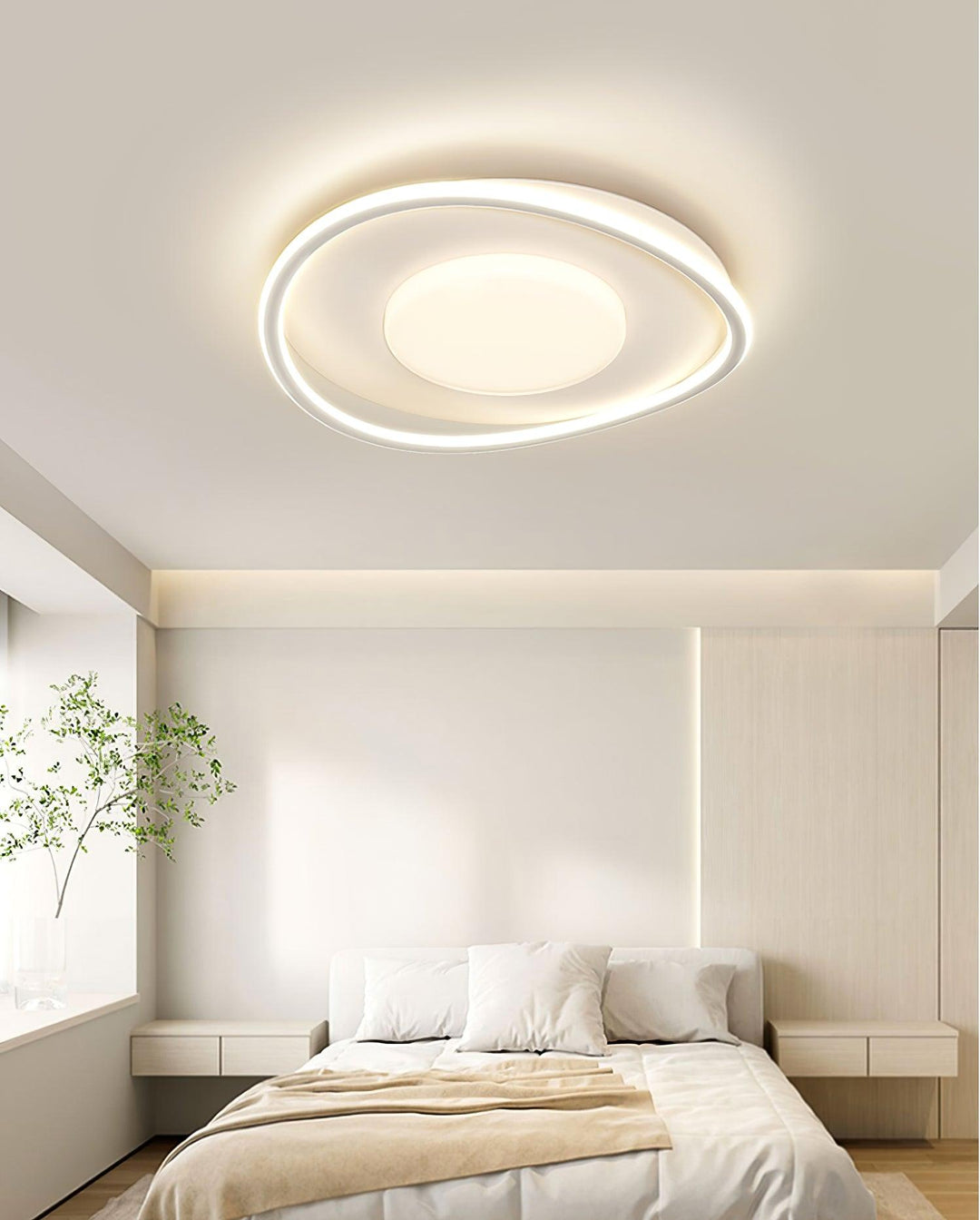 Minimalist Geometry LED Ceiling Light - Vakkerlight