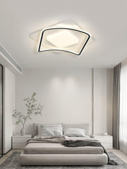 LED-Deckenleuchte mit minimalistischer Geometrie