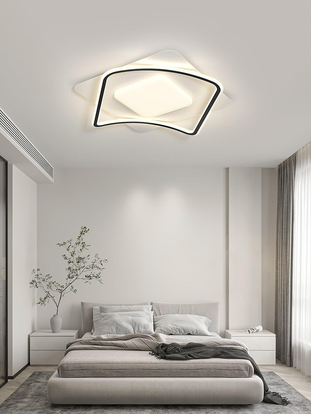 Minimalist Geometry LED Ceiling Light - Vakkerlight