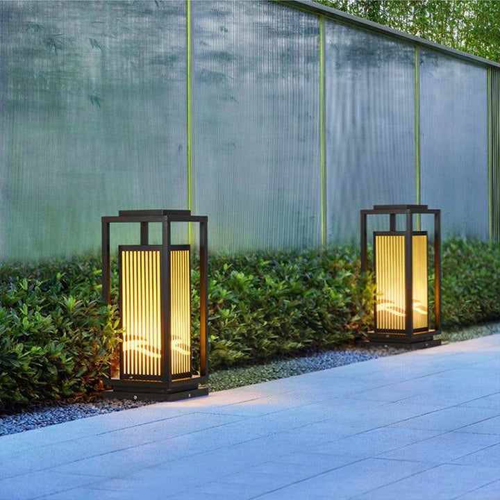 Modern Square Cage Garden Light - Vakkerlight