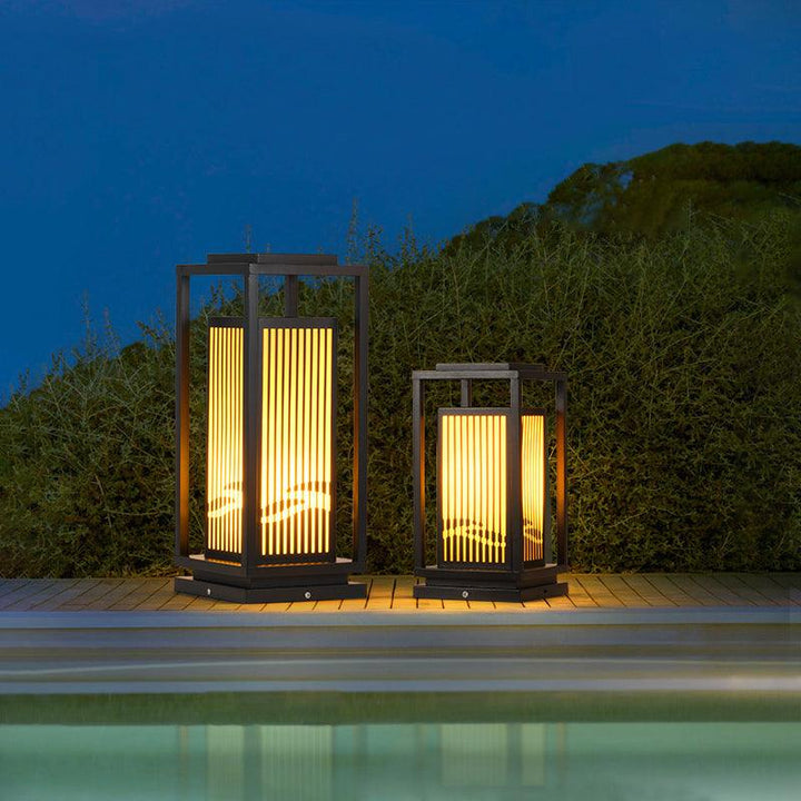 Modern Square Cage Garden Light - Vakkerlight