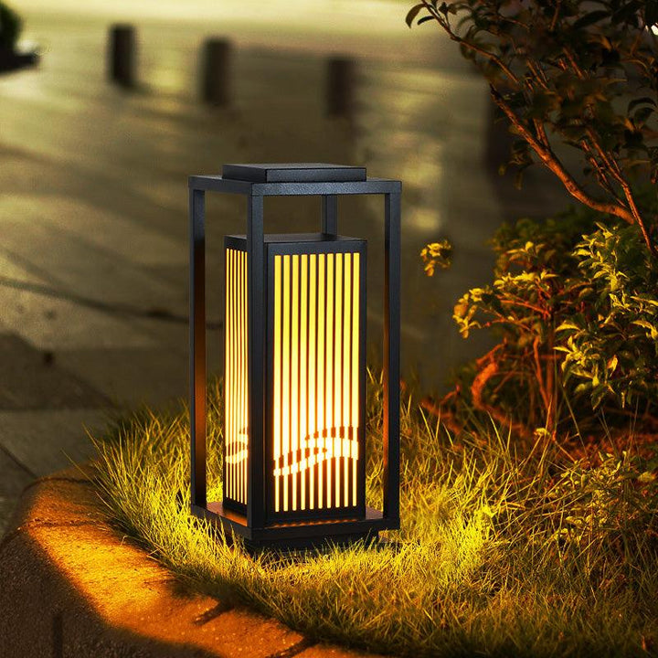 Modern Square Cage Garden Light - Vakkerlight