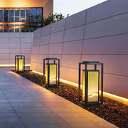 Modern Square Cage Garden Light - Vakkerlight