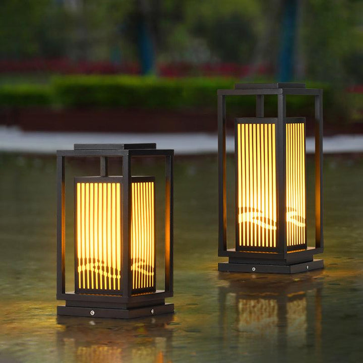 Modern Square Cage Garden Light - Vakkerlight