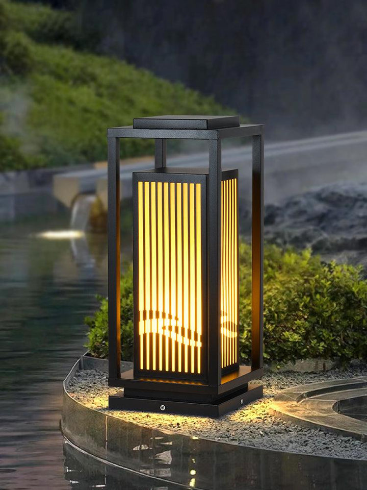 Modern Square Cage Garden Light - Vakkerlight