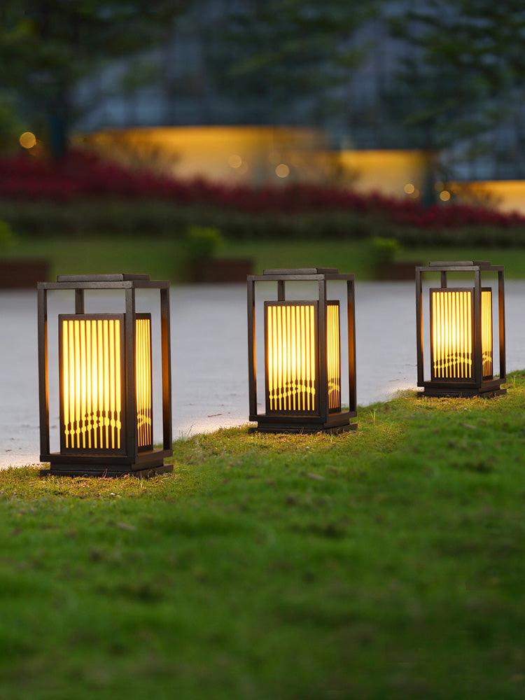 Modern Square Cage Garden Light - Vakkerlight