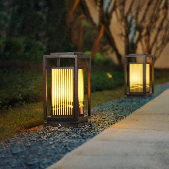 Modern Square Cage Garden Light - Vakkerlight