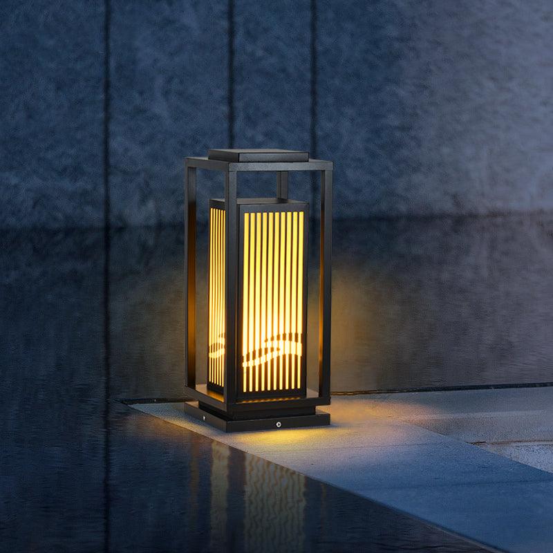 Modern Square Cage Garden Light - Vakkerlight