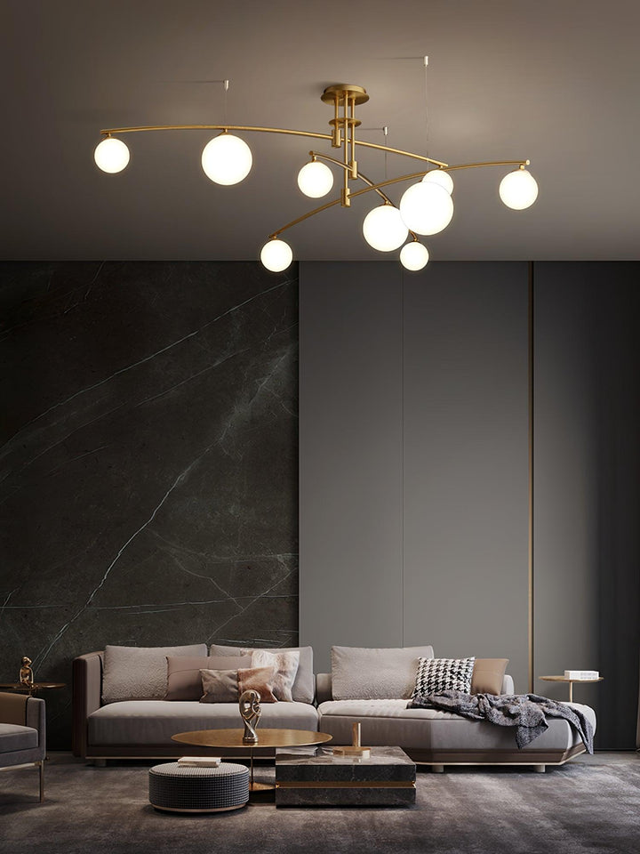 Modern Long Arm Chandelier - Vakkerlight