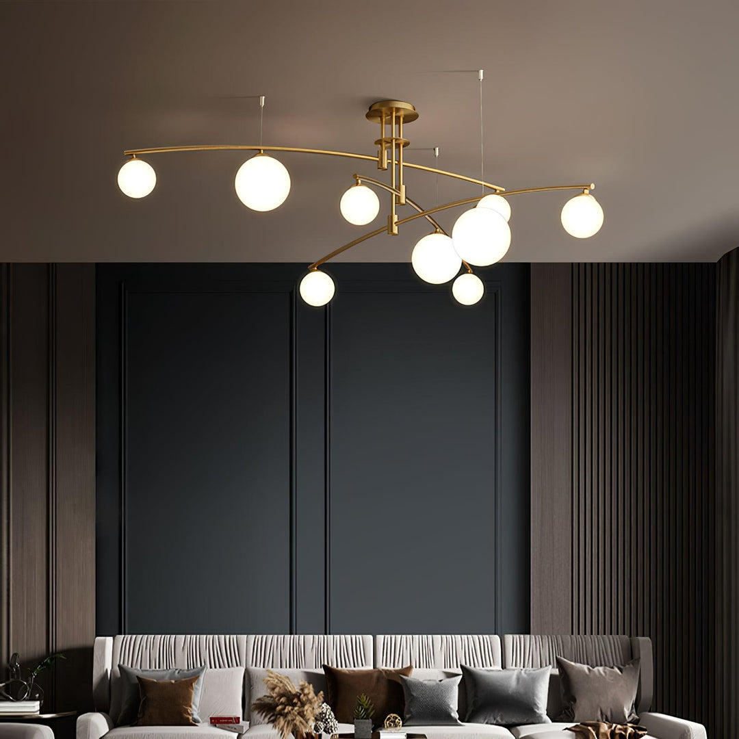 Modern Long Arm Chandelier - Vakkerlight