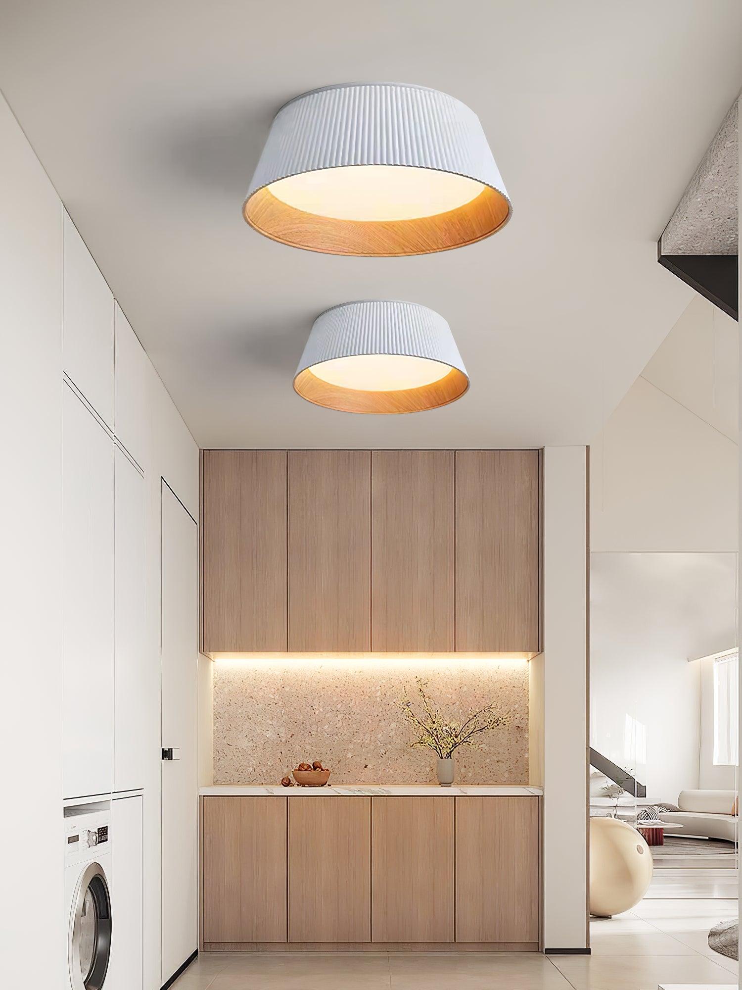 Modern Ribbed Ceiling Light – Vakkerlight