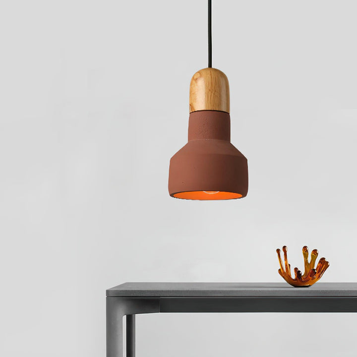 Nessa Wood Pendant Light - Vakkerlight