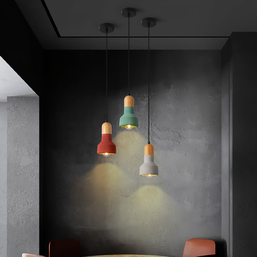 Nessa Wood Pendant Light - Vakkerlight