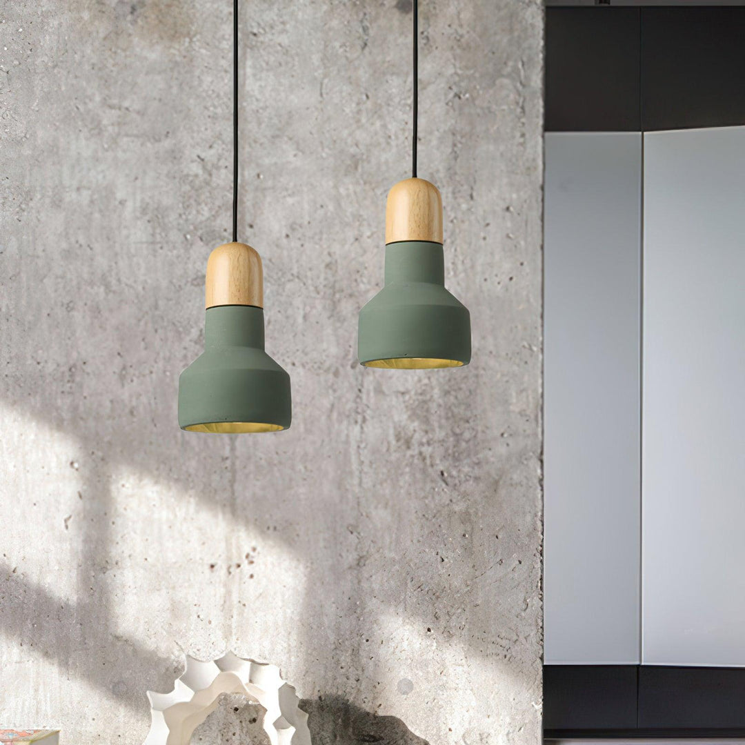 Nessa Wood Pendant Light - Vakkerlight