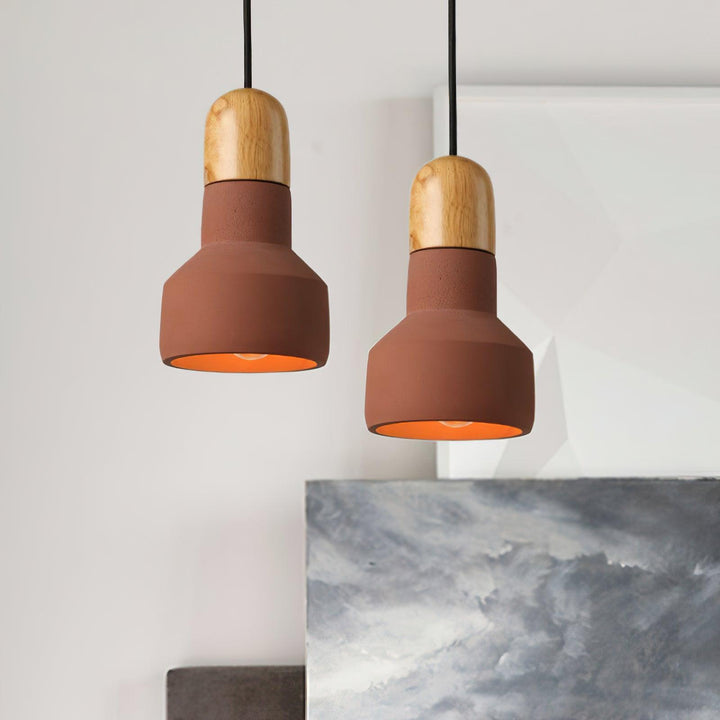 Nessa Wood Pendant Light - Vakkerlight