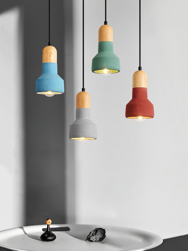 Nessa Wood Pendant Light - Vakkerlight