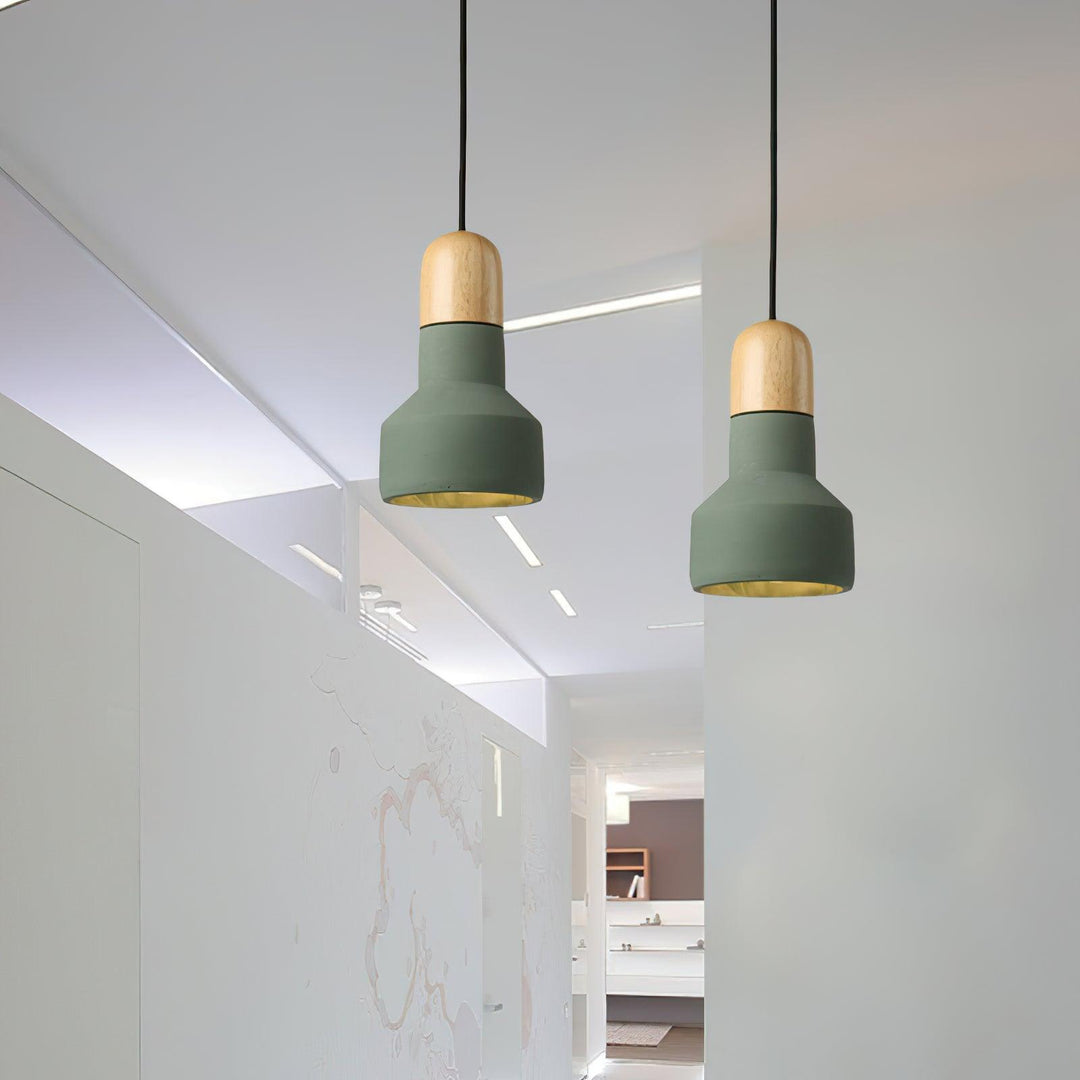 Nessa Wood Pendant Light - Vakkerlight