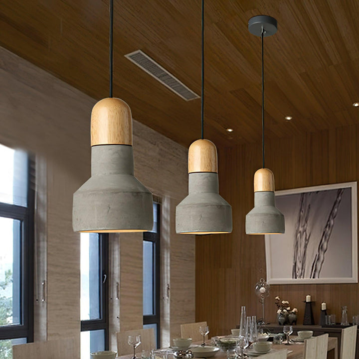 Nessa Wood Pendant Light - Vakkerlight