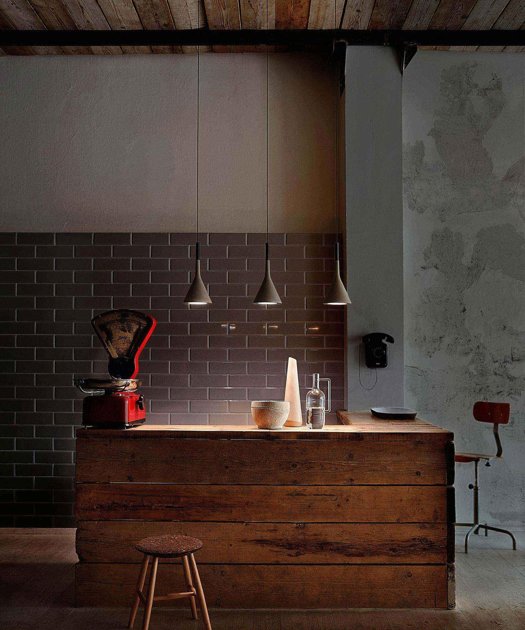 Conical Concrete Pendant Light - Vakkerlight