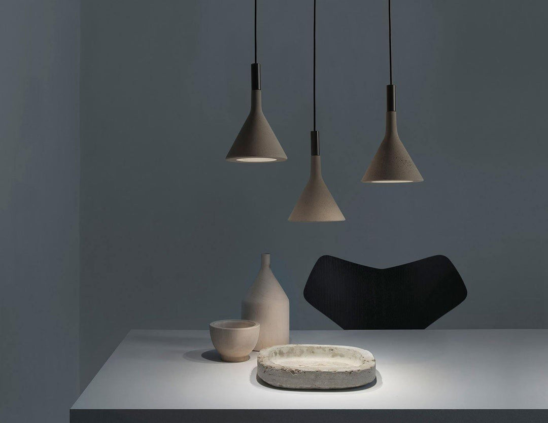 Conical Concrete Pendant Light - Vakkerlight