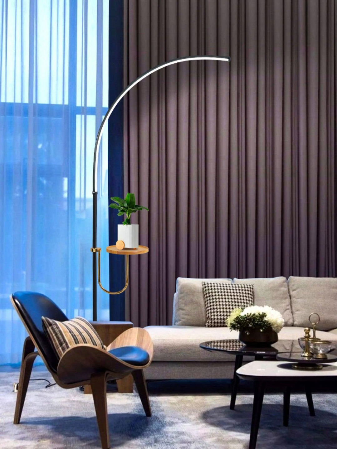 Nordic Arc Floor Lamp - Vakkerlight