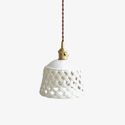 Openwork Ceramic Pendant Lamp - Vakkerlight