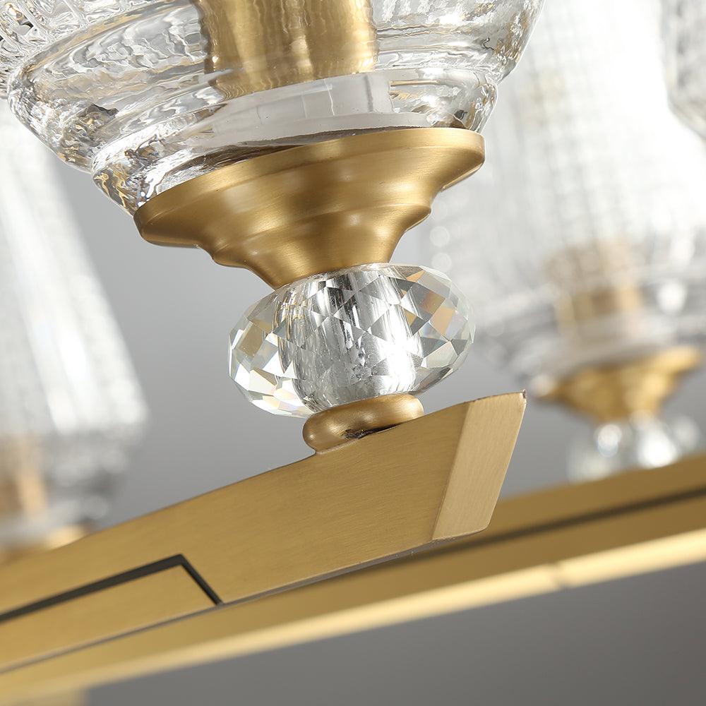 Orrefors Brass Chandelier - Vakkerlight