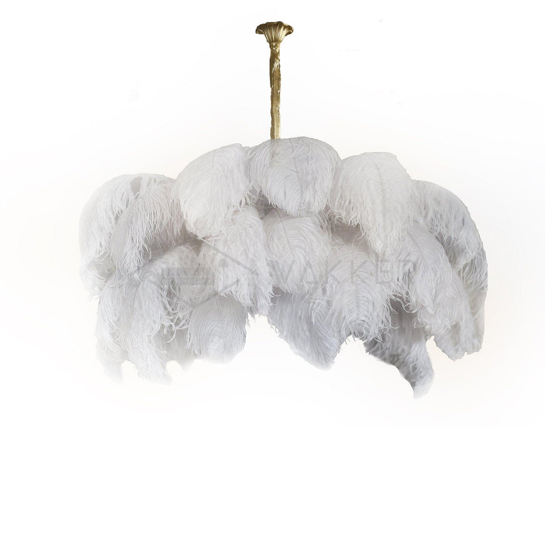 Ostrich Feather Chandeliers - Vakkerlight