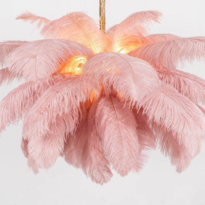 Ostrich Feather Chandeliers - Vakkerlight