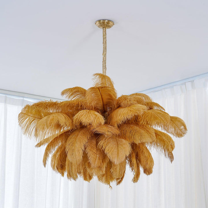 Ostrich Feather Chandeliers - Vakkerlight