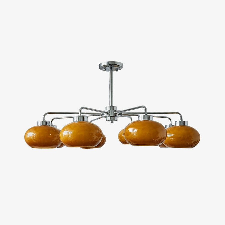 Oval Persimmon Chandelier - Vakkerlight