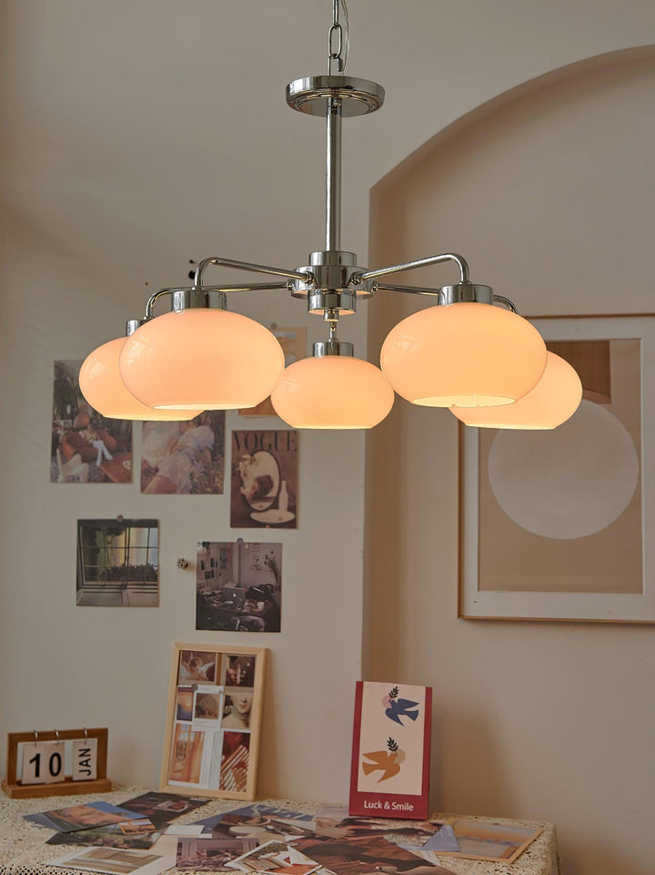 Oval Persimmon Chandelier - Vakkerlight