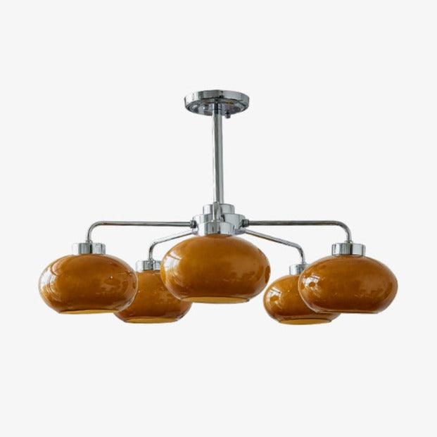 Oval Persimmon Chandelier - Vakkerlight