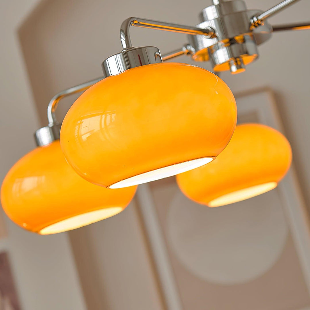 Oval Persimmon Chandelier - Vakkerlight