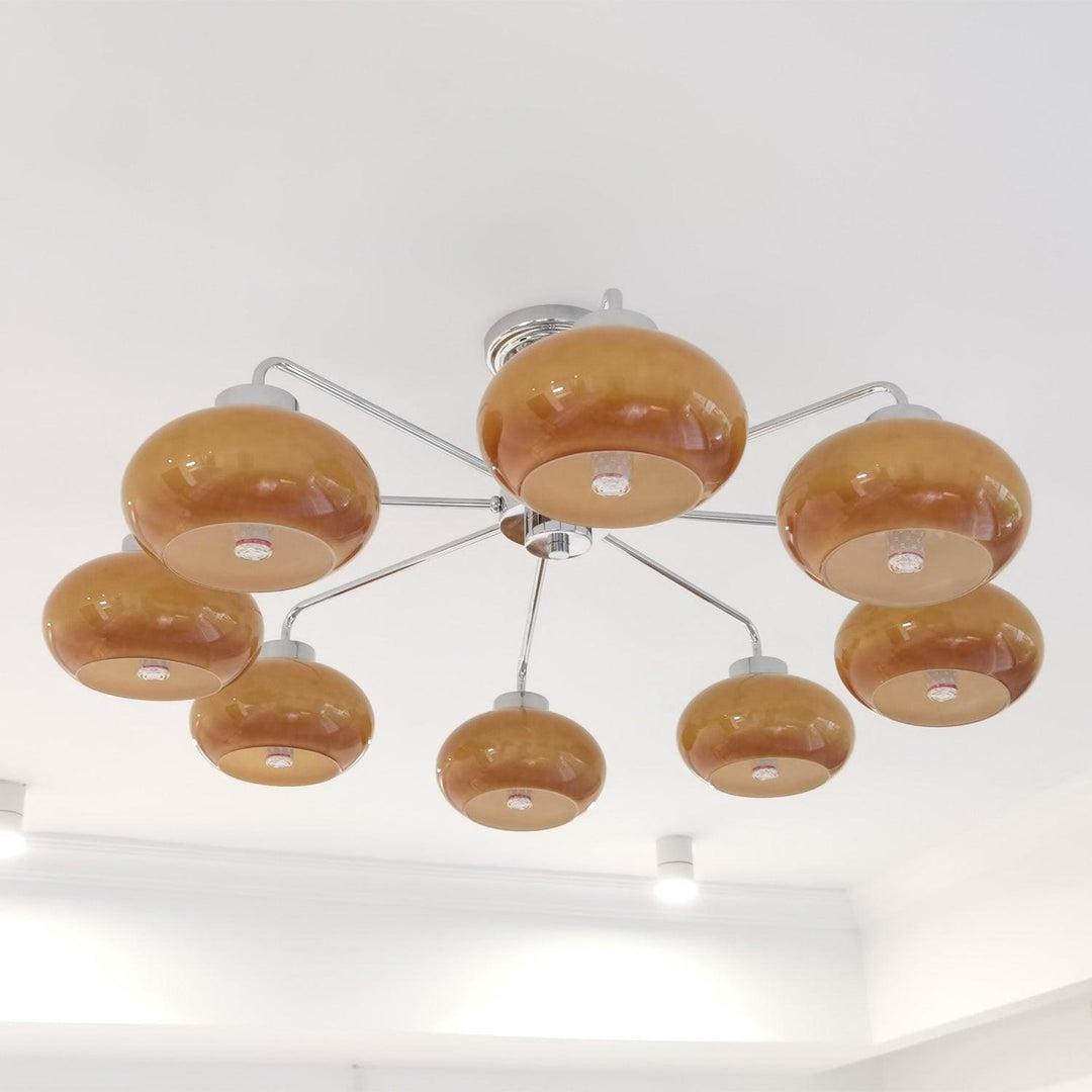 Oval Persimmon Chandelier - Vakkerlight