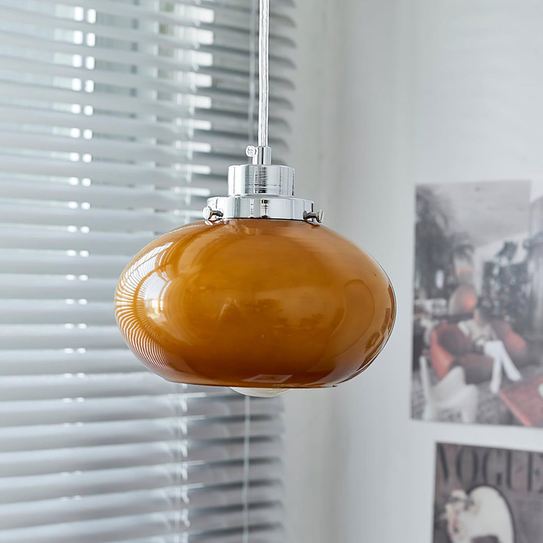 Oval Persimmon Pendant Light - Vakkerlight