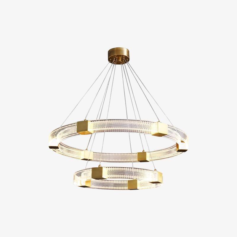 Parallel Ring LED Chandelier - Vakkerlight