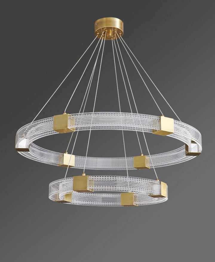 Parallel Ring LED Chandelier - Vakkerlight