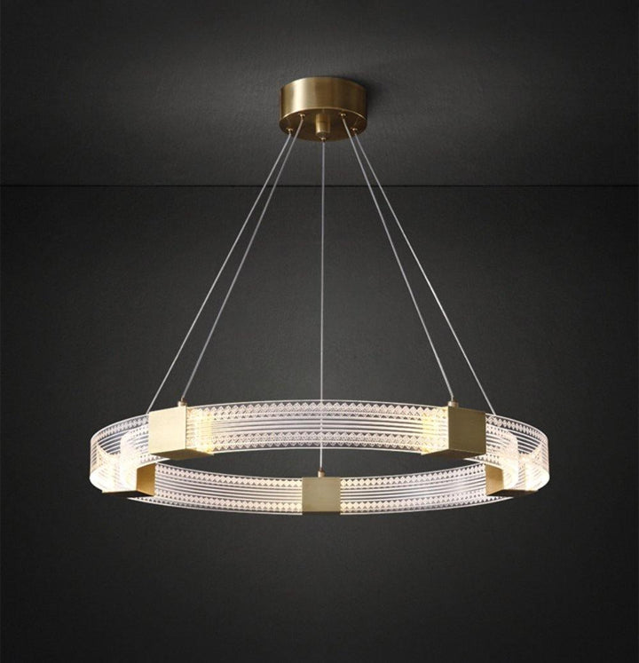 Parallel Ring LED Chandelier - Vakkerlight