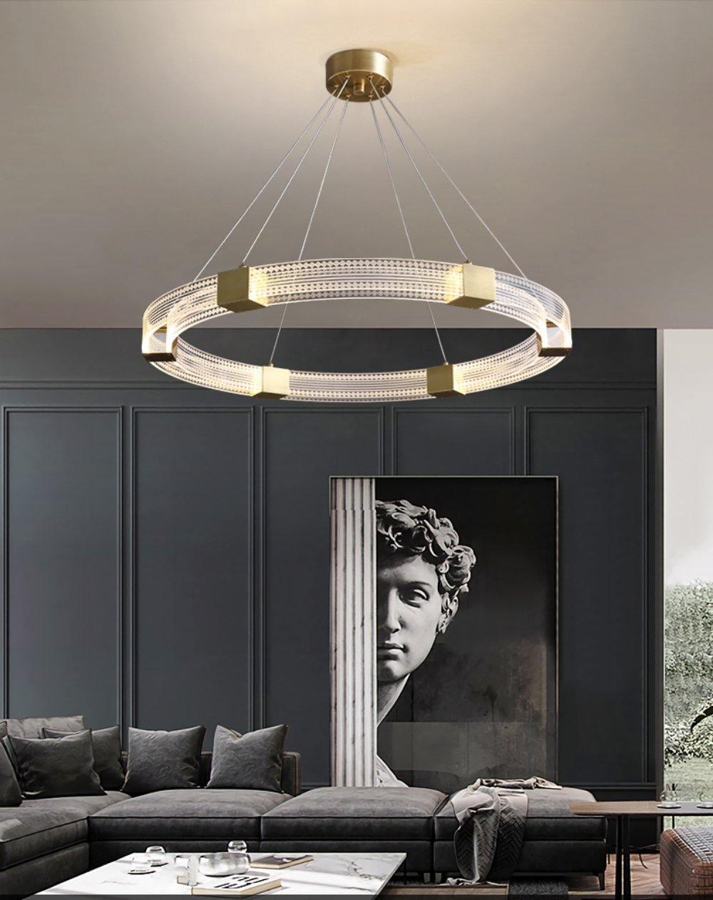 Parallel Ring LED Chandelier - Vakkerlight