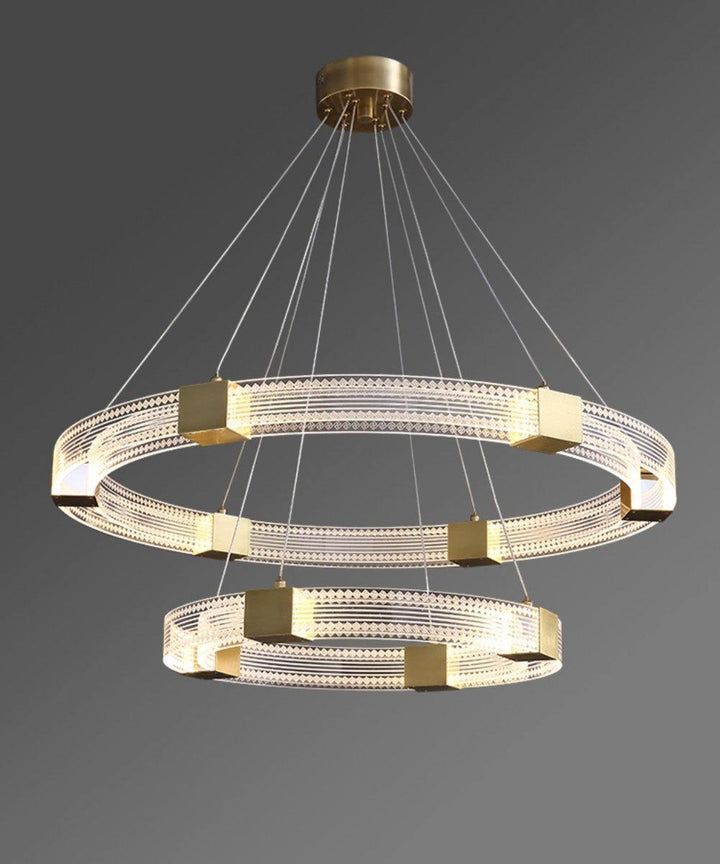 Parallel Ring LED Chandelier - Vakkerlight