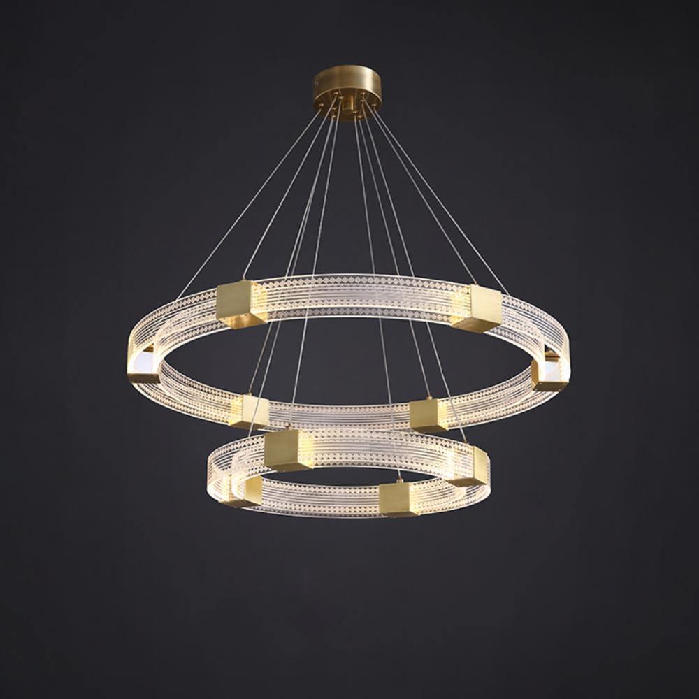 Parallel Ring LED Chandelier - Vakkerlight