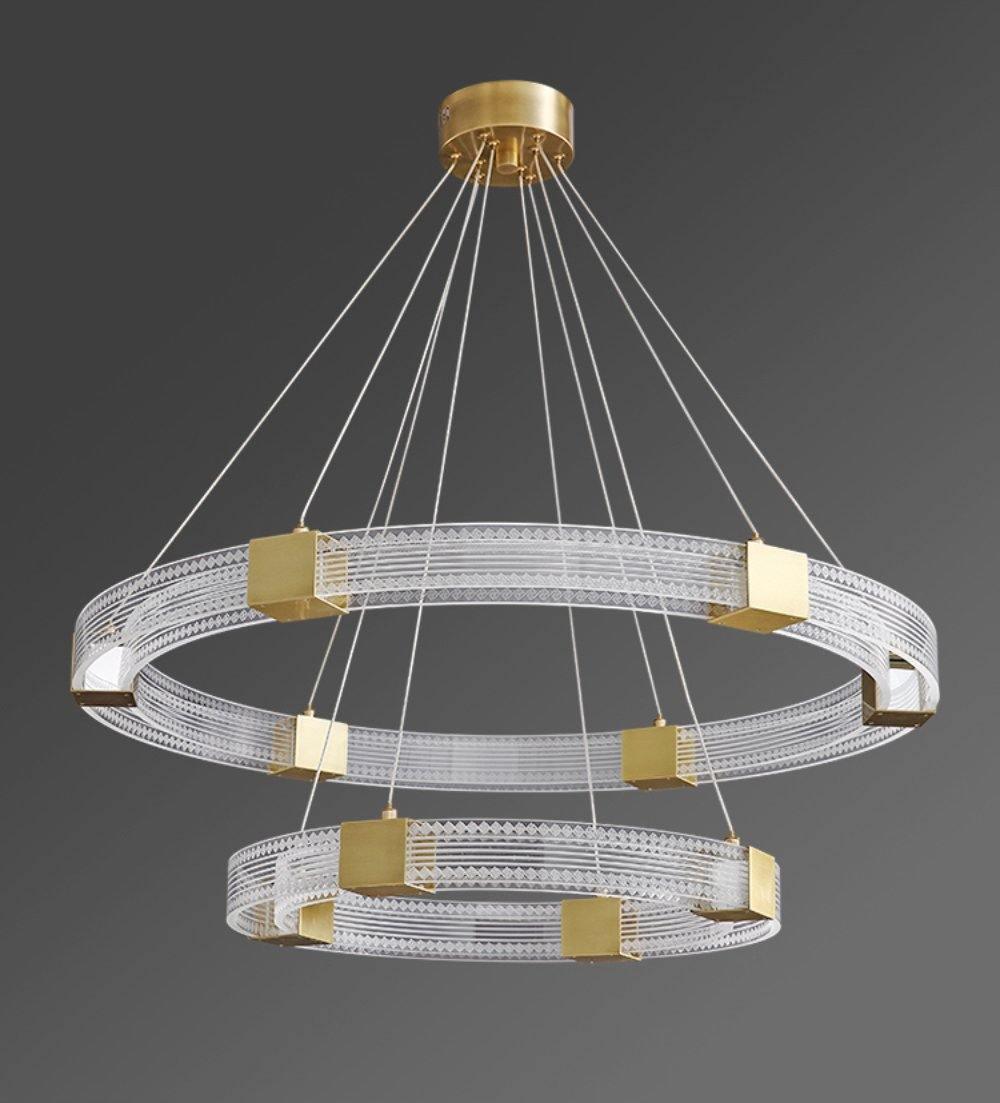 Parallel Ring LED Chandelier - Vakkerlight