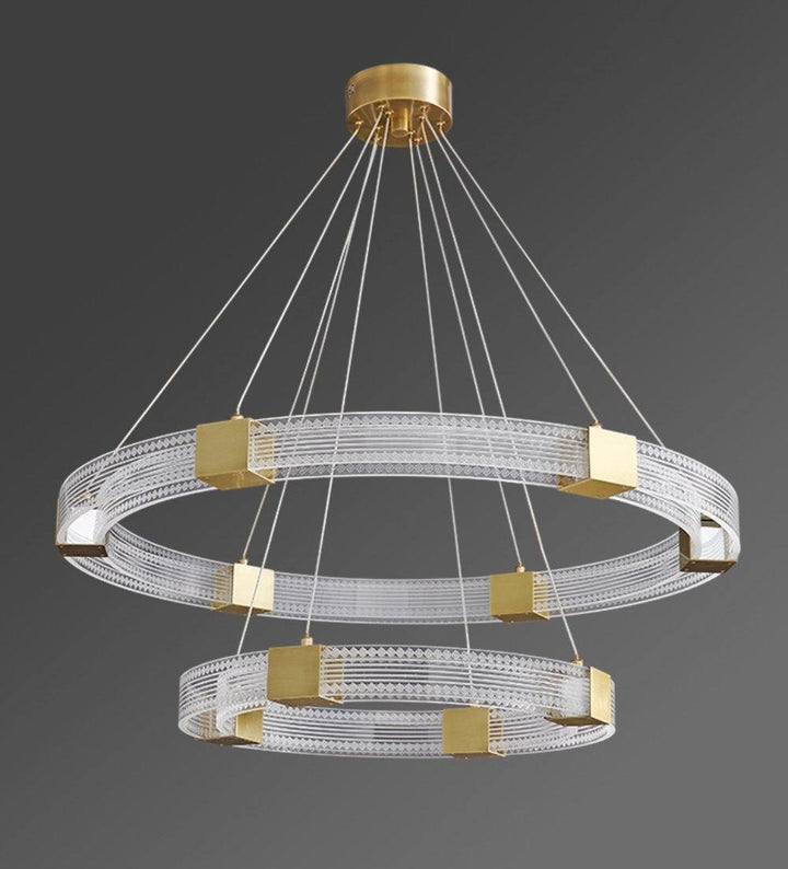 Parallel Ring LED Chandelier - Vakkerlight