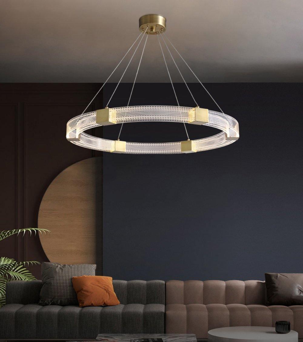 Parallel Ring LED Chandelier - Vakkerlight