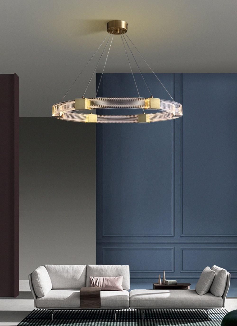 Parallel Ring LED Chandelier - Vakkerlight