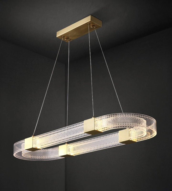 Parallel Ring LED Chandelier - Vakkerlight